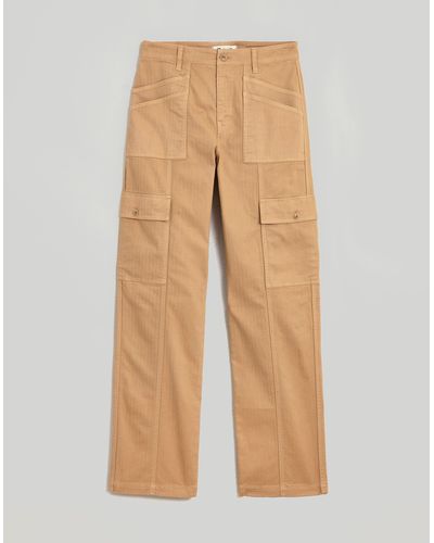 MW The Curvy Garment-dyed '90s Straight Cargo Pant - Multicolour