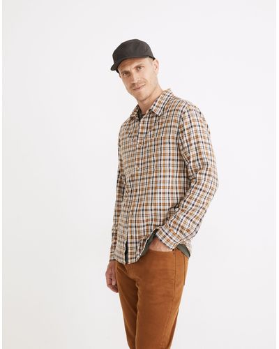 MW Double-weave Perfect Long-sleeve Shirt - Natural