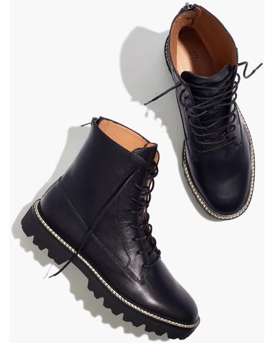 MW The Citywalk Lugsole Lace-up Boot - Blue