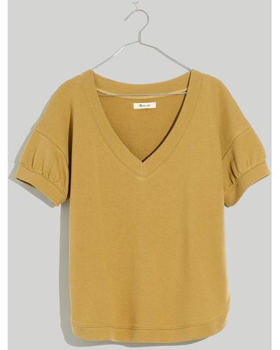 MW Plus (re)sourced French Terry Sweatshirt Tee - Yellow