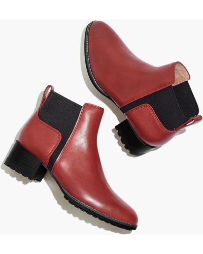 MW The Kathleen Lugsole Boot - Red