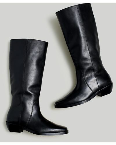 MW The Antoine Tall Boot With Extended Calf - Black