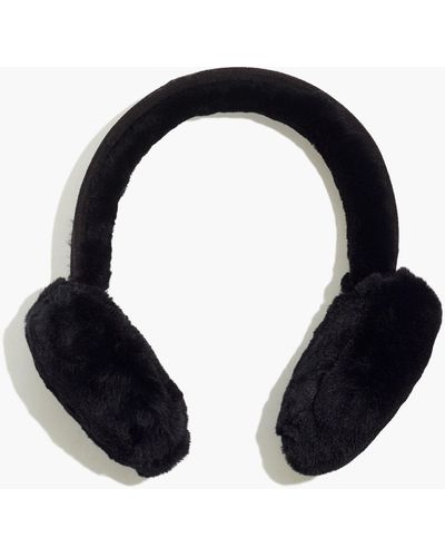 MW Emu Australia® Angahook Shearling Earmuffs - Black