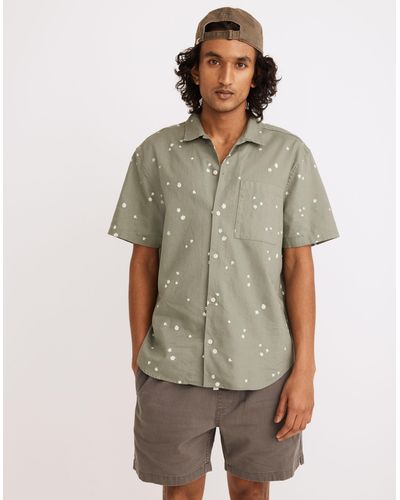 MW Hemp-cotton Perfect Short-sleeve Shirt - Green