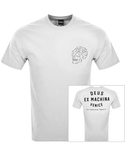 Deus Ex Machina Venice Skull T Shirt - White