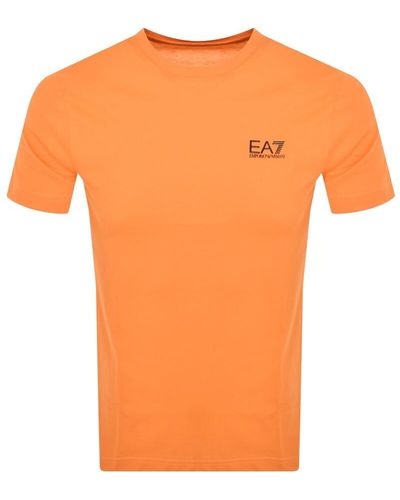 EA7 Emporio Armani Core Id T Shirt - Orange