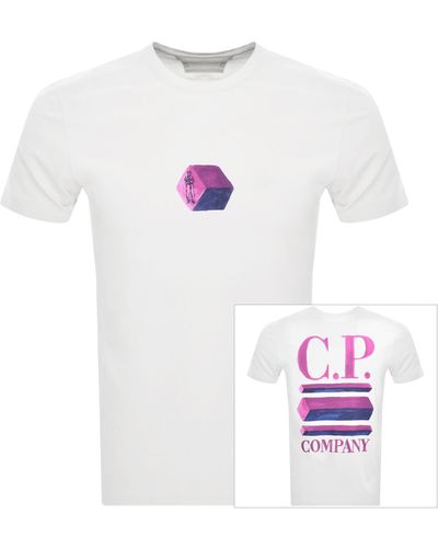 C.P. Company Cp Company Jersey T Shirt - White