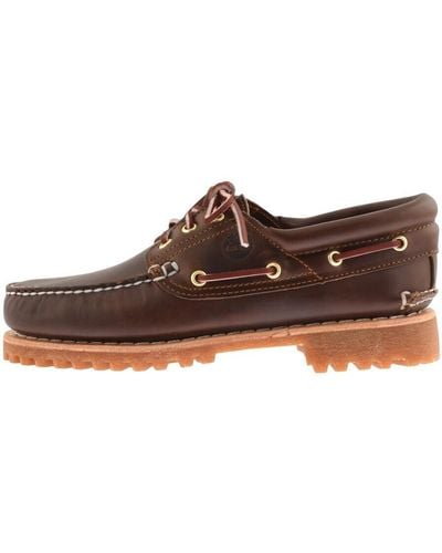 Timberland Authentic Handsewn Boat Shoe - Brown