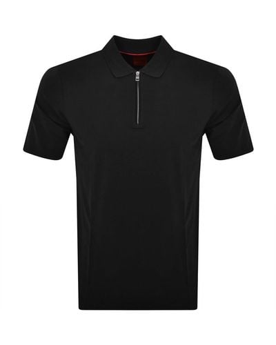 HUGO Dekok233 Polo T Shirt - Black
