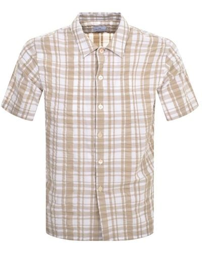 Paul Smith Casual Fit Short Sleeved Shirt - White