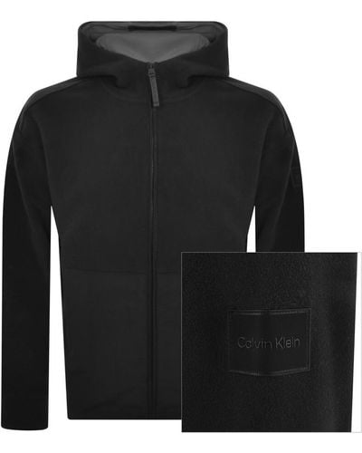 Calvin Klein Bonded Fleece Jacket - Black