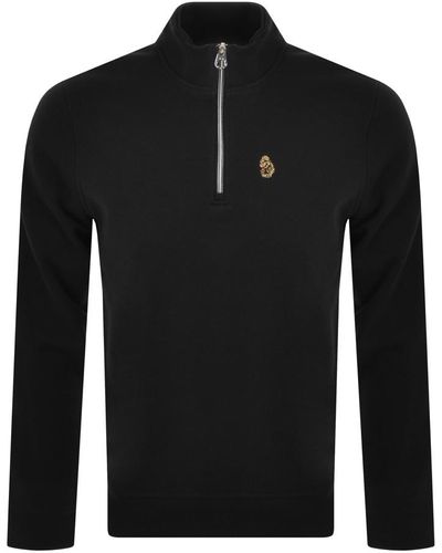 Luke 1977 Half Zip Sydney Sweatshirt - Black