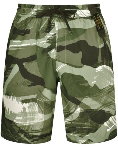 Nike Training Camouflage Shorts - Green