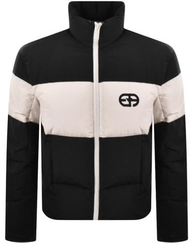 Armani Emporio Full Zip Logo Jacket - Black