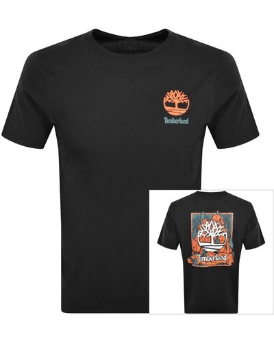Timberland Graphic T Shirt - Black