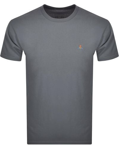 Vivienne Westwood Classic Logo T Shirt - Grey
