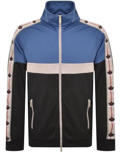 DSquared² Technical Zip Track Top - Blue