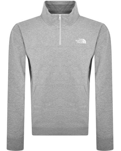 The North Face Quarter Zip Sweatshirt - Gray