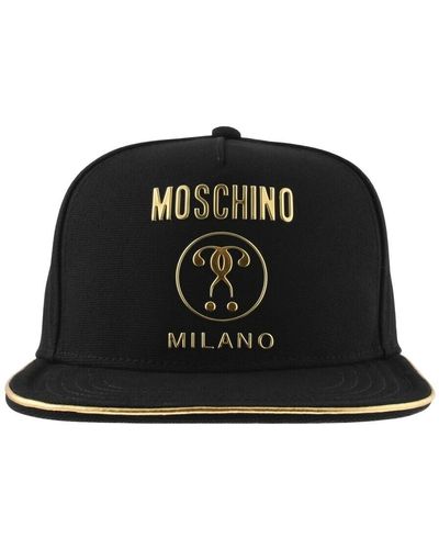Moschino Milano Logo Baseball Cap - Black
