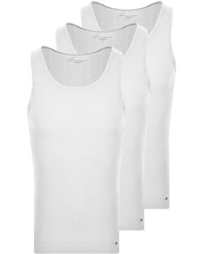 Tommy Hilfiger Underwear Three Pack Vests - White