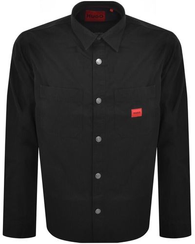 HUGO Erato Overshirt Jacket - Black
