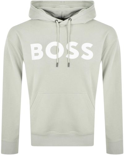 BOSS Boss We Basic Logo Hoodie - Grey