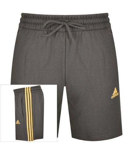 adidas Originals Adidas Sportswear 3 Stripe Shorts - Grey