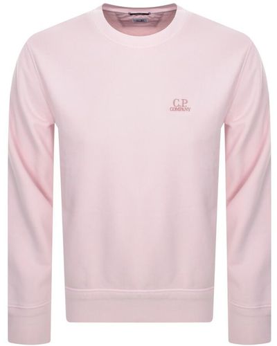 C.P. Company Cp Company Diagonal Sweatshirt - Pink
