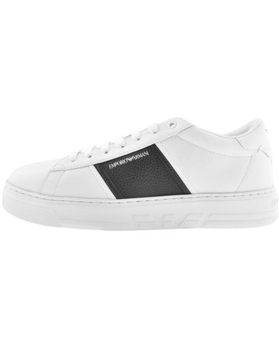 Armani Emporio Logo Sneakers - White