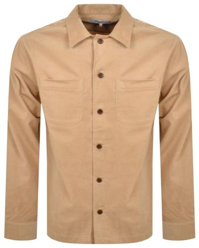 Nudie Jeans Jeans Vincent Overshirt - Natural