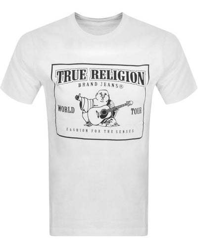 True Religion Buddha Logo T Shirt - White