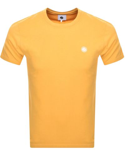 Pretty Green Mitchell Crew Neck T Shirt - Orange