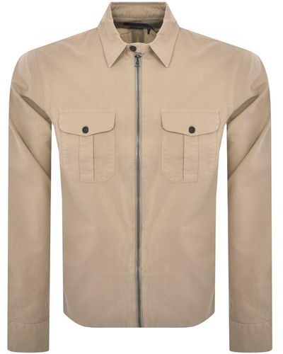 Ralph Lauren Custom Fit Overshirt - Natural