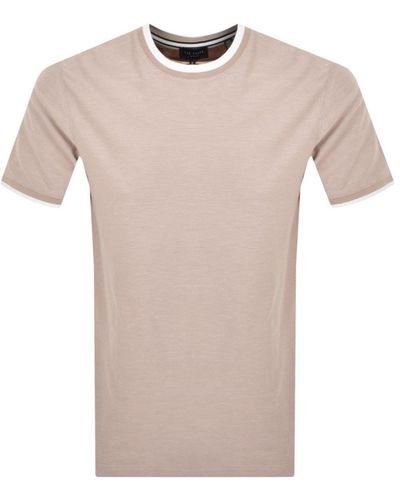 Ted Baker Bowker T Shirt - Natural