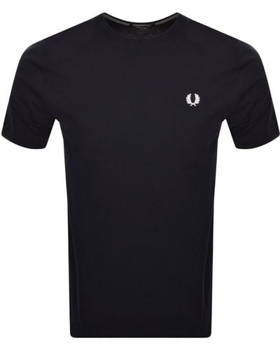 Fred Perry Crew Neck T Shirt - Black