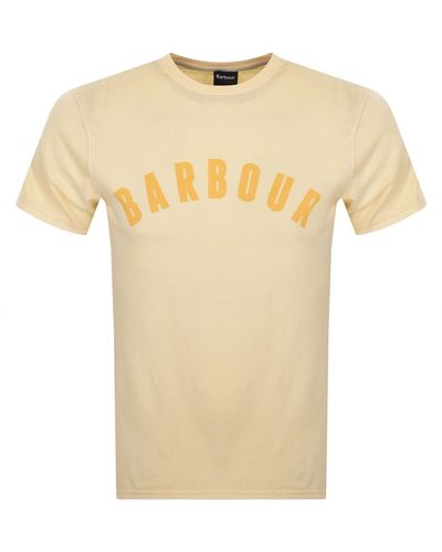 Barbour Terra Dye T Shirt - Natural