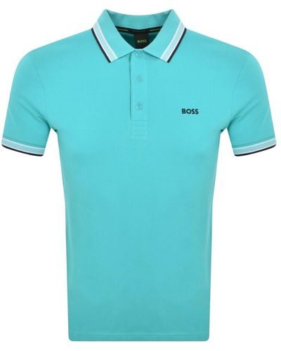 BOSS Boss Paddy Polo T Shirt - Blue