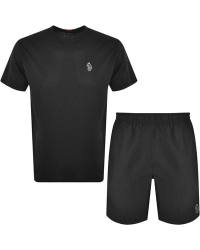 Luke 1977 24 7 T Shirt And Short Set - Black