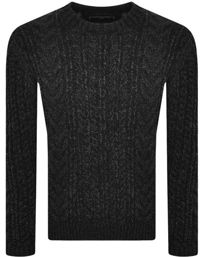Superdry Jacob Knit Sweater - Black