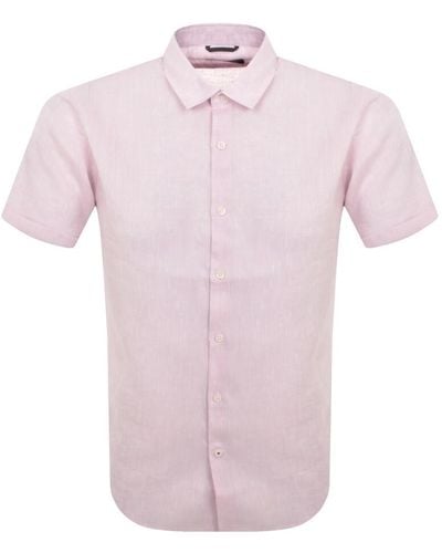 Oliver Sweeney Eakring Short Sleeve Shirt - Pink