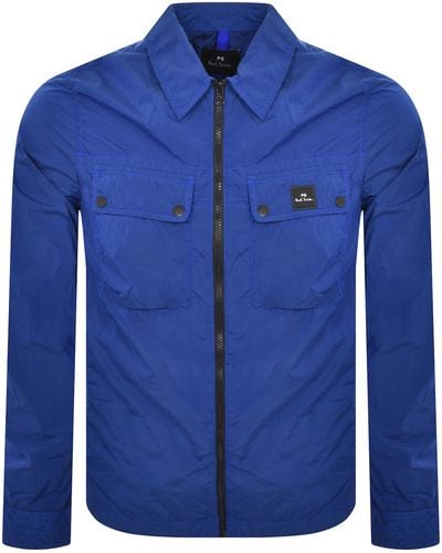 Paul Smith Zipped Front Jacket - Blue
