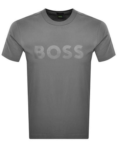BOSS Boss Mirror 1 T Shirt - Gray