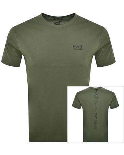 EA7 Emporio Armani Logo T Shirt - Green