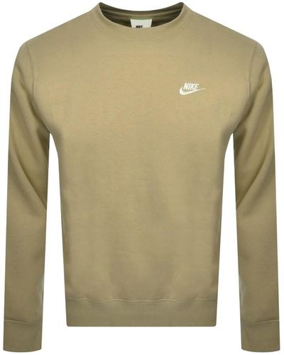 Nike Crew Neck Club Sweatshirt - Green