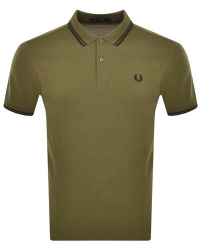 Fred Perry Twin Tipped Shirt - Green