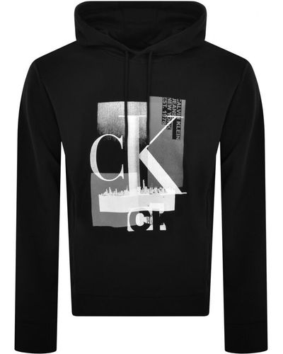 Calvin Klein Jeans Connected Hoodie - Black