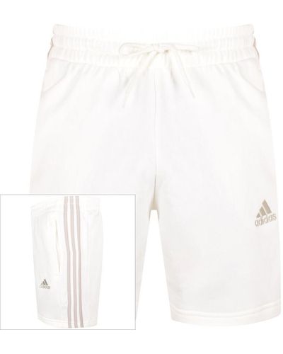 adidas Originals Adidas Sportswear 3 Stripe Shorts - White