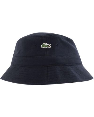 Lacoste Logo Bucket Hat - Blue