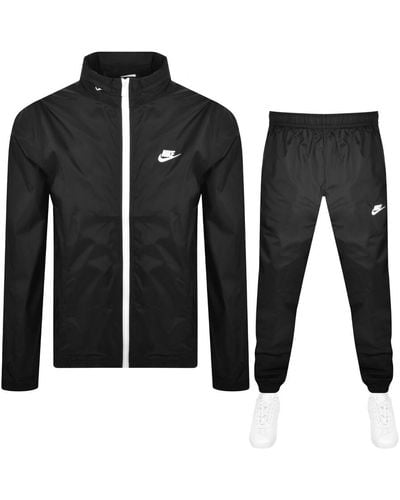 Nike Club Tracksuit - Black