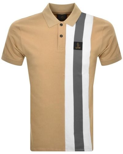 Luke 1977 Castleton Polo T Shirt - Natural